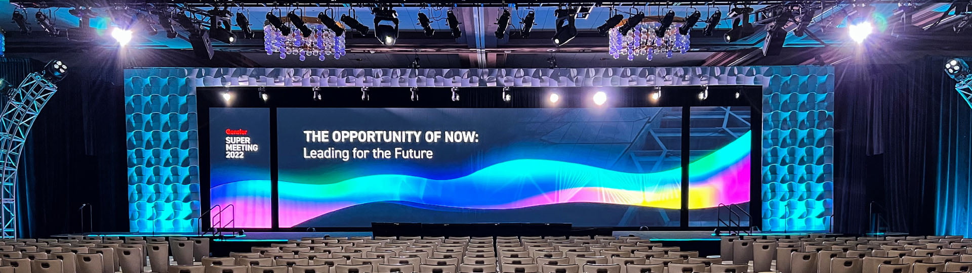 Gensler Super Meeting 2022 LED Stage Wall Design Set